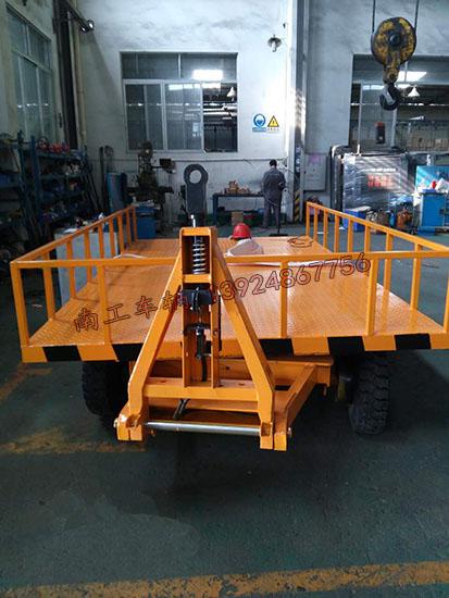 帶過(guò)渡橋5噸平板拖車