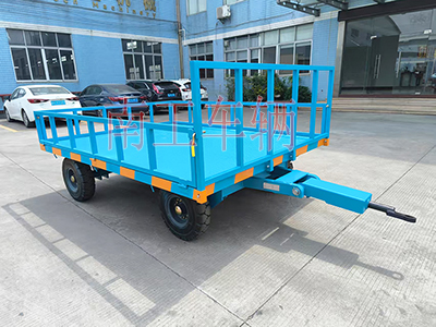 5噸下翻式護(hù)欄平板拖車 全掛工具拖車I.jpg